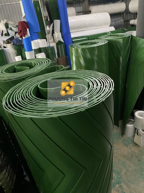 Pvc Gan Dây Belt PVC Gân V - PTT Conveyor